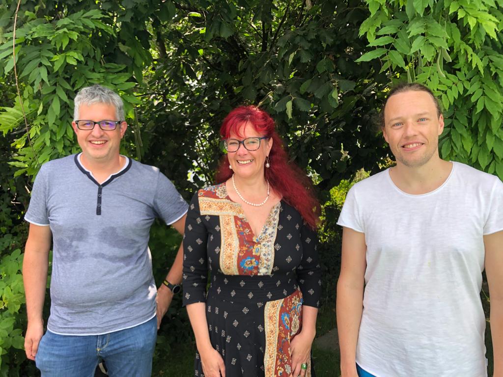 Ortsvorstand Michael Raab, Andrea Schulte-Krauss, Dawid Kowala